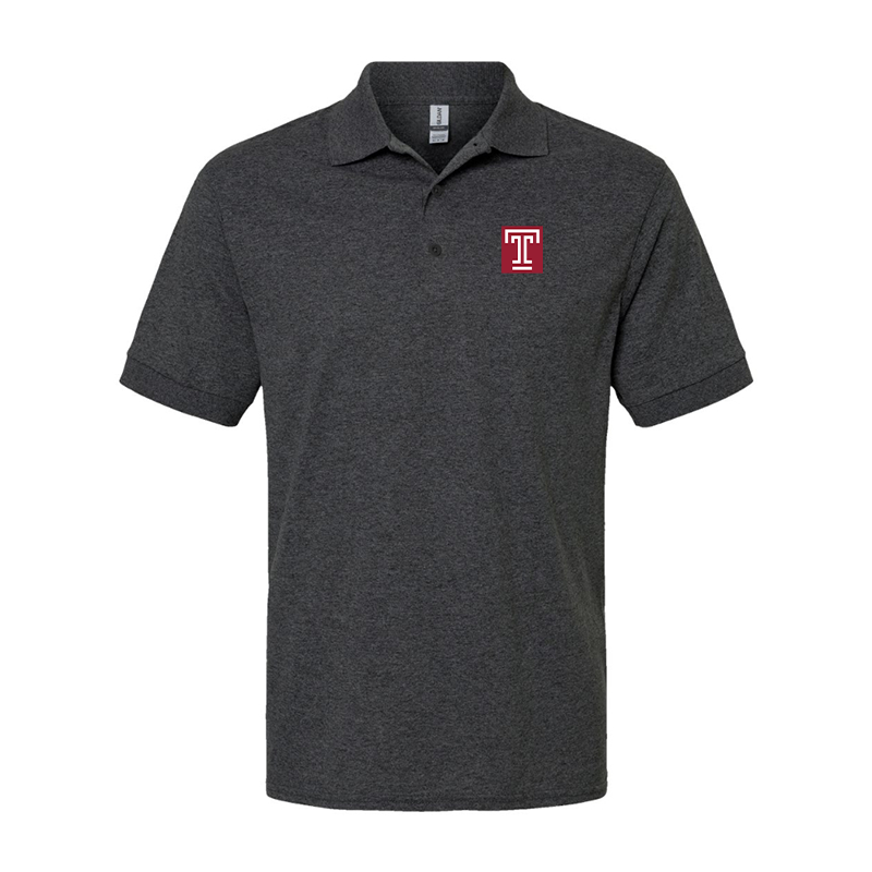 Men's Temple Owls Gildan Dry Blend Jersey Polo
